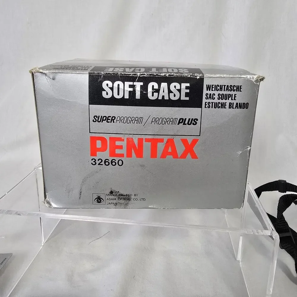 Pentax P3 Super Program 35mm SLR Film Camera & Pentax-M 50mm Lens Not Tested